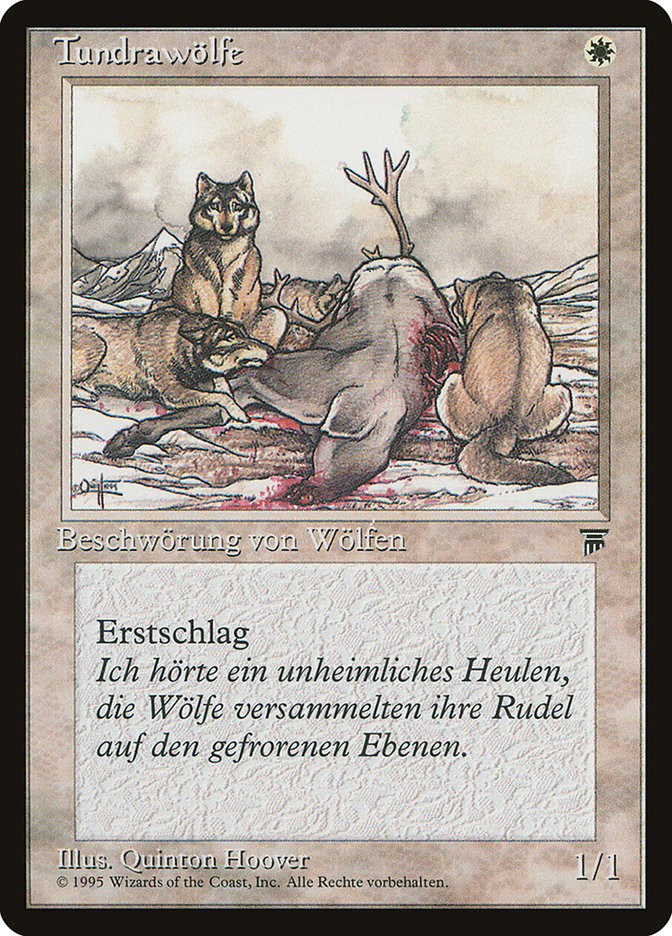 Tundra Wolves (German) - "Tundrawolfe" [Renaissance] MTG Single Magic: The Gathering    | Red Claw Gaming