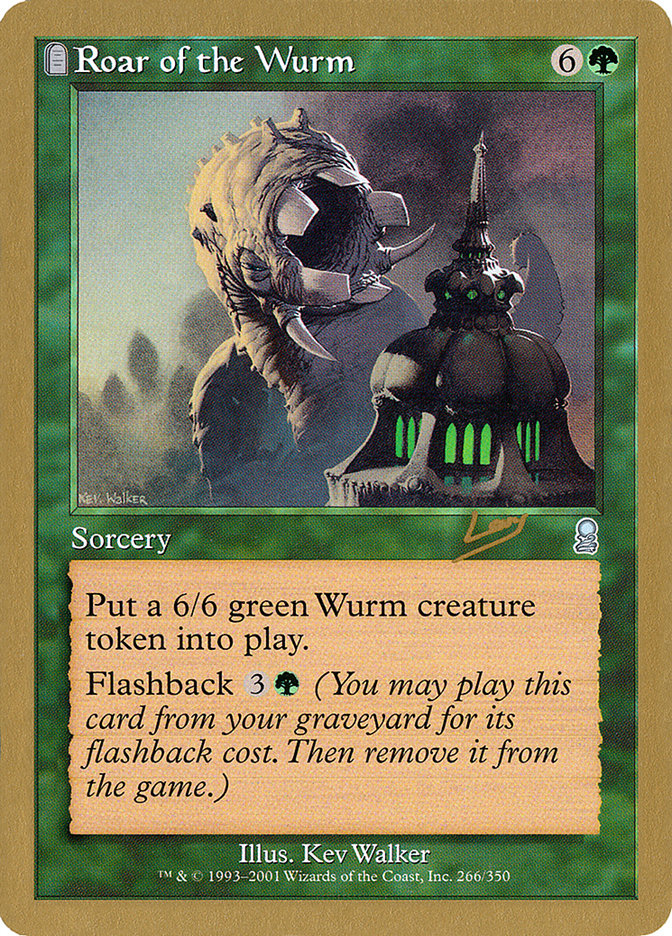 Roar of the Wurm (Raphael Levy) [World Championship Decks 2002] MTG Single Magic: The Gathering    | Red Claw Gaming