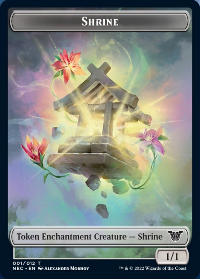 Shrine Token [Kamigawa: Neon Dynasty Commander Tokens] MTG Single Magic: The Gathering    | Red Claw Gaming