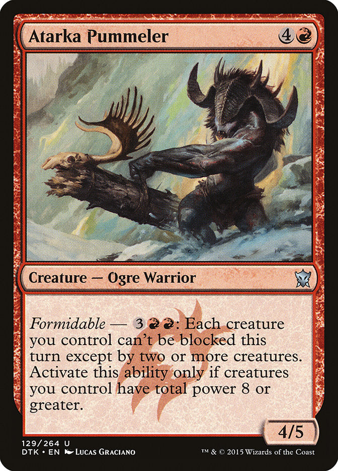Atarka Pummeler [Dragons of Tarkir] MTG Single Magic: The Gathering    | Red Claw Gaming