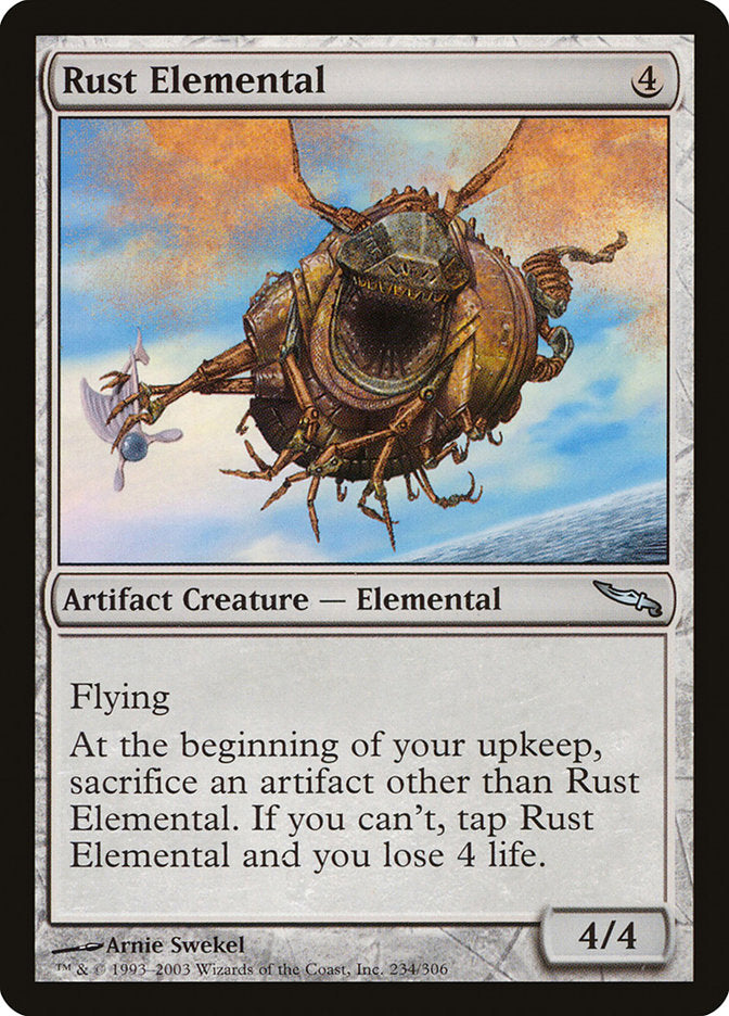 Rust Elemental [Mirrodin] MTG Single Magic: The Gathering    | Red Claw Gaming