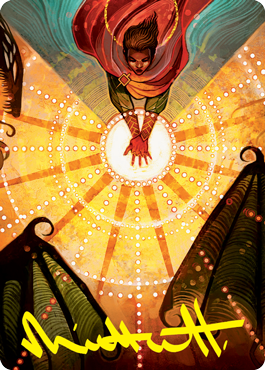 Grapeshot Art Card (Gold-Stamped Signature) [Strixhaven: School of Mages Art Series] MTG Single Magic: The Gathering    | Red Claw Gaming