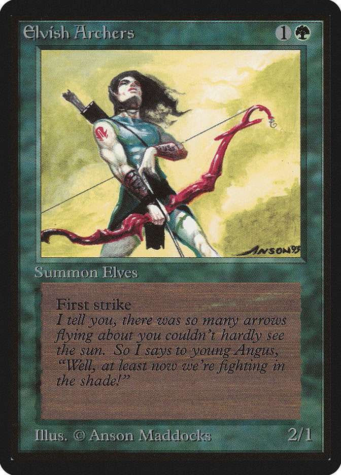 Elvish Archers [Beta Edition] MTG Single Magic: The Gathering    | Red Claw Gaming