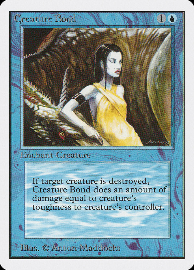 Creature Bond [Unlimited Edition] MTG Single Magic: The Gathering    | Red Claw Gaming