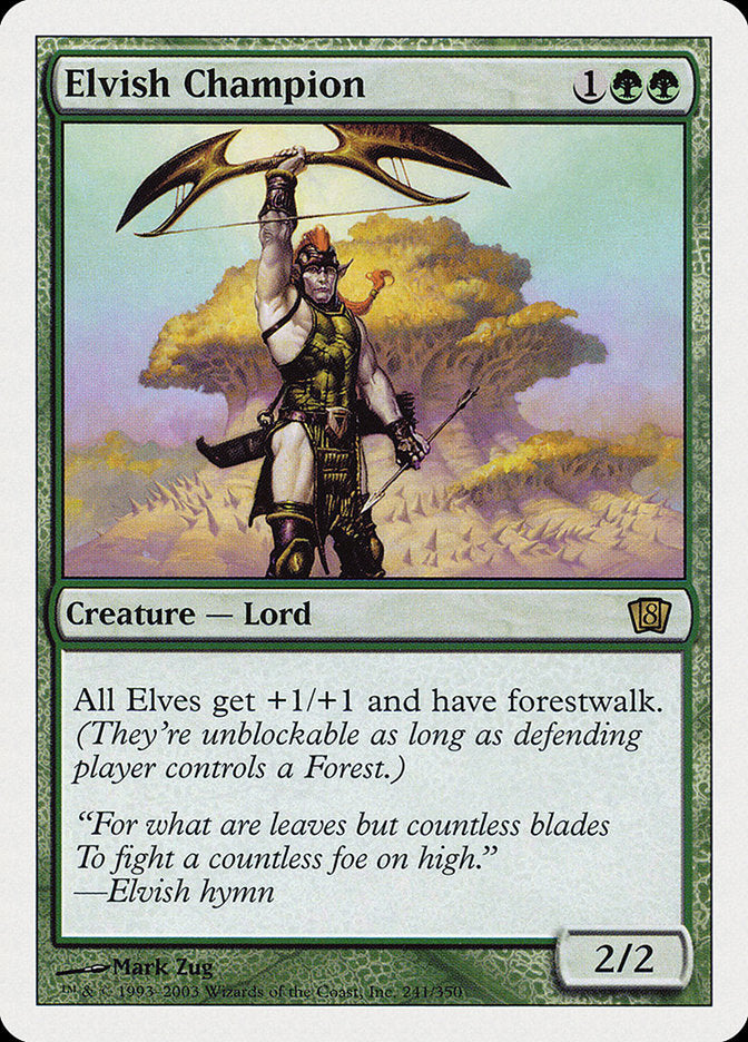 Elvish Champion [Eighth Edition] MTG Single Magic: The Gathering    | Red Claw Gaming