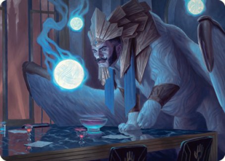 Tivit, Seller of Secrets Art Card [Streets of New Capenna Art Series] MTG Single Magic: The Gathering    | Red Claw Gaming
