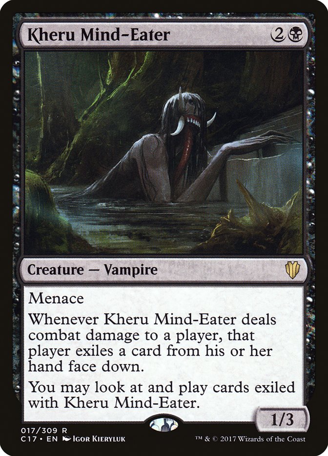 Kheru Mind-Eater [Commander 2017] MTG Single Magic: The Gathering    | Red Claw Gaming
