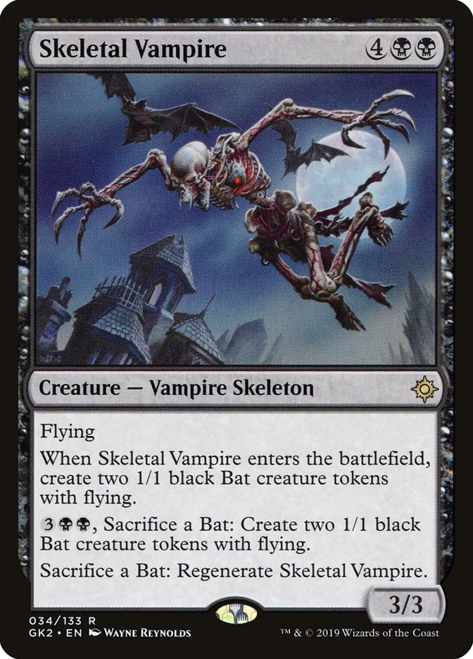 Skeletal Vampire [Ravnica Allegiance Guild Kit] MTG Single Magic: The Gathering    | Red Claw Gaming