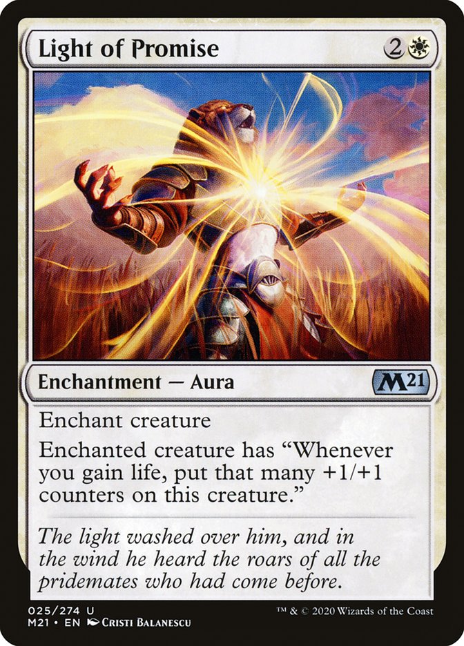 Light of Promise [Core Set 2021] MTG Single Magic: The Gathering    | Red Claw Gaming