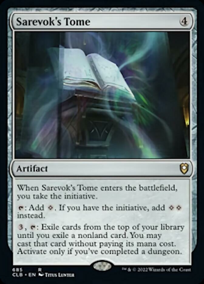 Sarevok's Tome [Commander Legends: Battle for Baldur's Gate] MTG Single Magic: The Gathering    | Red Claw Gaming