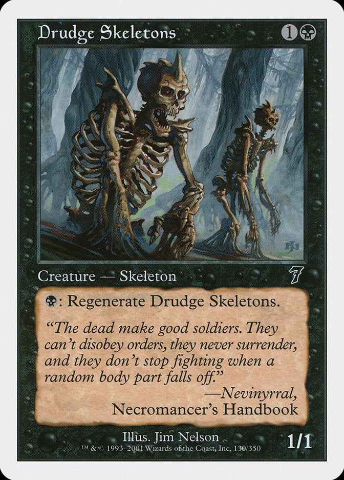 Drudge Skeletons [Seventh Edition] MTG Single Magic: The Gathering    | Red Claw Gaming