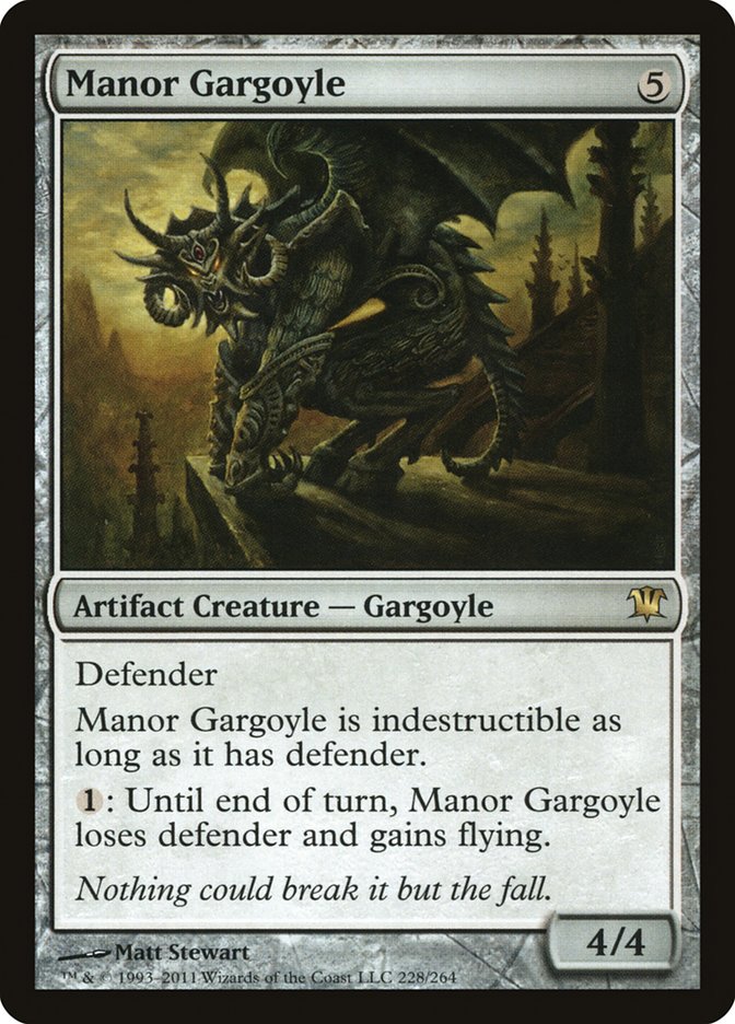 Manor Gargoyle [Innistrad] MTG Single Magic: The Gathering    | Red Claw Gaming