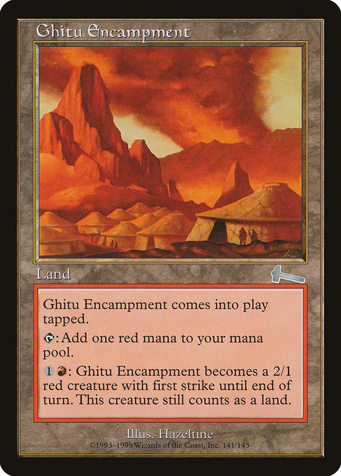 Ghitu Encampment [Urza's Legacy] MTG Single Magic: The Gathering    | Red Claw Gaming