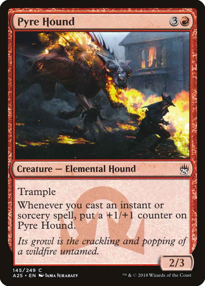 Pyre Hound [Masters 25] MTG Single Magic: The Gathering    | Red Claw Gaming