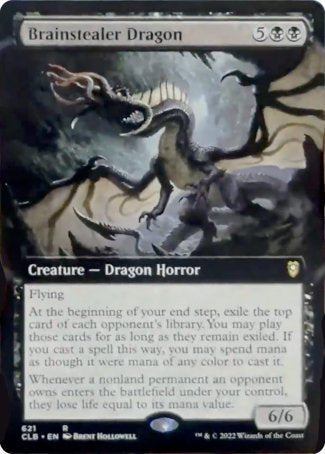 Brainstealer Dragon (Extended Art) [Commander Legends: Battle for Baldur's Gate] MTG Single Magic: The Gathering    | Red Claw Gaming