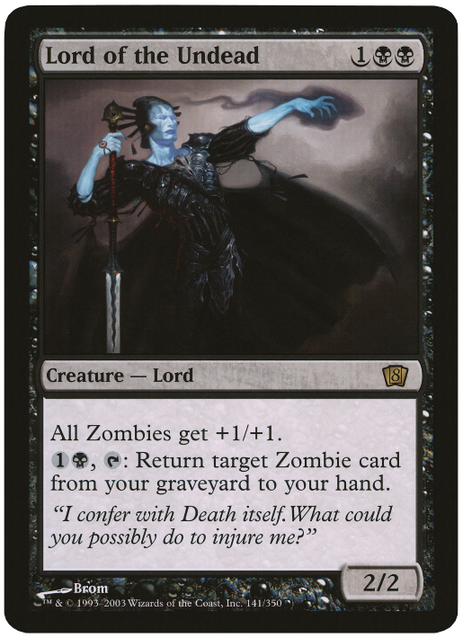 Lord of the Undead (Oversized) [Eighth Edition Box Topper] MTG Single Magic: The Gathering    | Red Claw Gaming