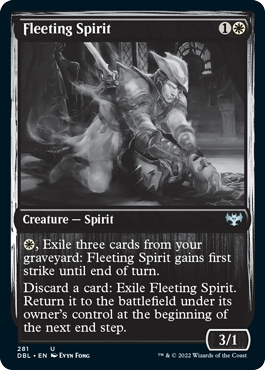 Fleeting Spirit [Innistrad: Double Feature] MTG Single Magic: The Gathering    | Red Claw Gaming