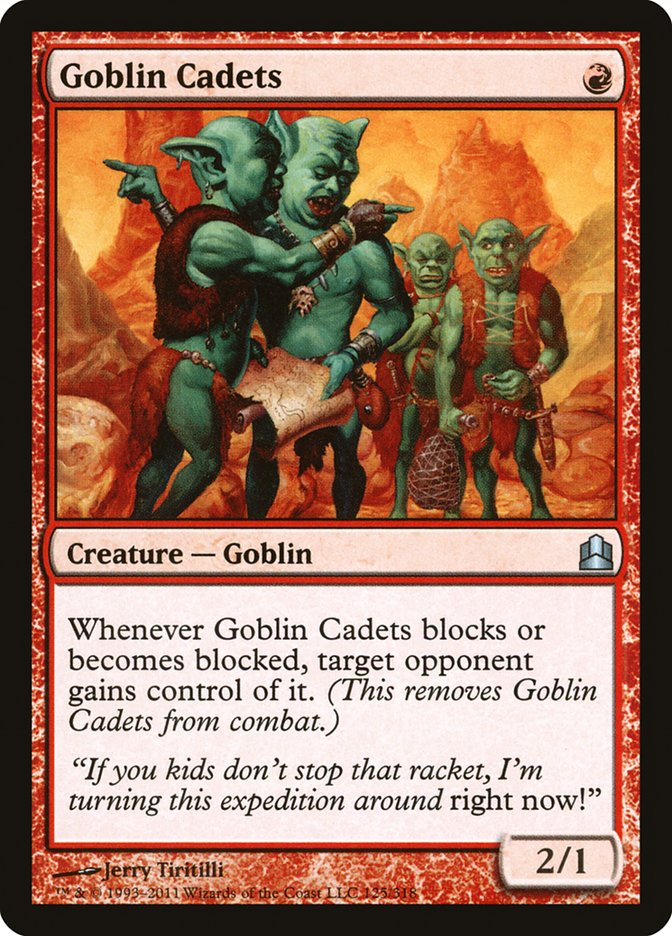 Goblin Cadets [Commander 2011] MTG Single Magic: The Gathering    | Red Claw Gaming