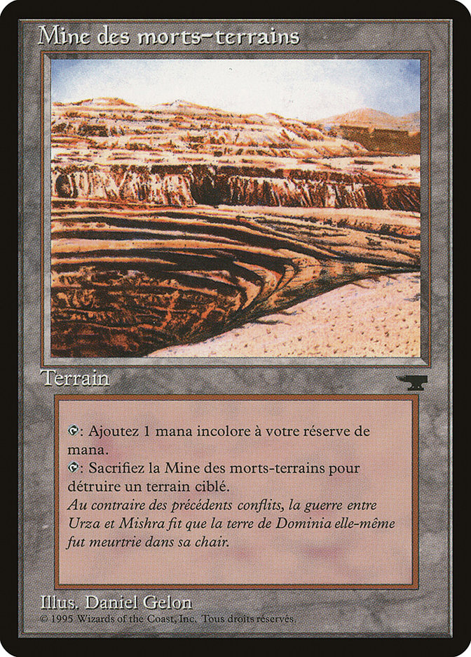Strip Mine (French) - "Mine des morts-terrains" [Renaissance] MTG Single Magic: The Gathering    | Red Claw Gaming