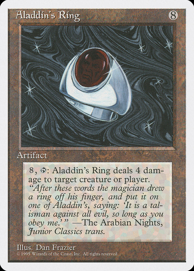 Aladdin's Ring [Fourth Edition] MTG Single Magic: The Gathering    | Red Claw Gaming