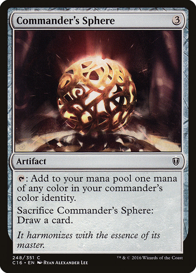 Commander's Sphere [Commander 2016] MTG Single Magic: The Gathering    | Red Claw Gaming