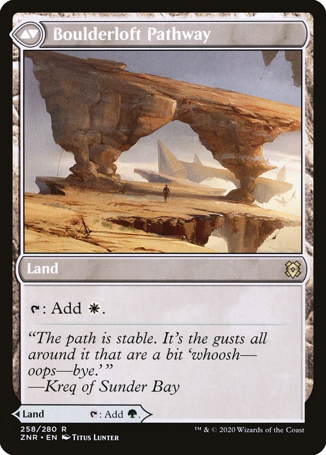 Branchloft Pathway // Boulderloft Pathway [Zendikar Rising] MTG Single Magic: The Gathering    | Red Claw Gaming