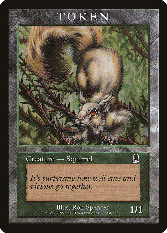 Squirrel Token [Magic Player Rewards 2002] MTG Single Magic: The Gathering    | Red Claw Gaming