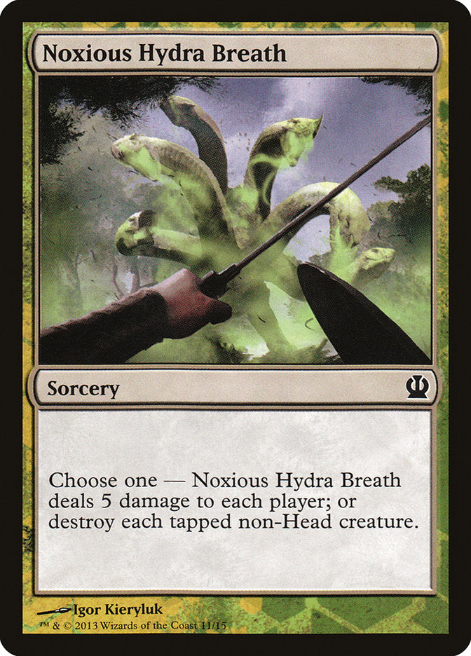 Noxious Hydra Breath [Theros Face the Hydra] MTG Single Magic: The Gathering    | Red Claw Gaming