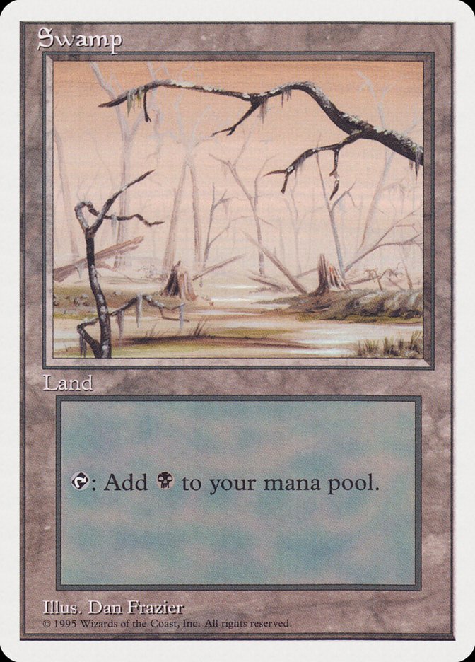 Swamp (Orange Background) [Rivals Quick Start Set] MTG Single Magic: The Gathering    | Red Claw Gaming