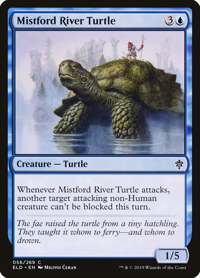 Mistford River Turtle [Throne of Eldraine] MTG Single Magic: The Gathering    | Red Claw Gaming