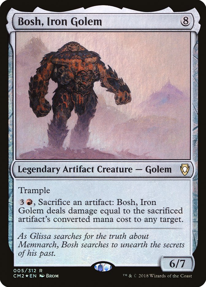 Bosh, Iron Golem [Commander Anthology Volume II] MTG Single Magic: The Gathering    | Red Claw Gaming