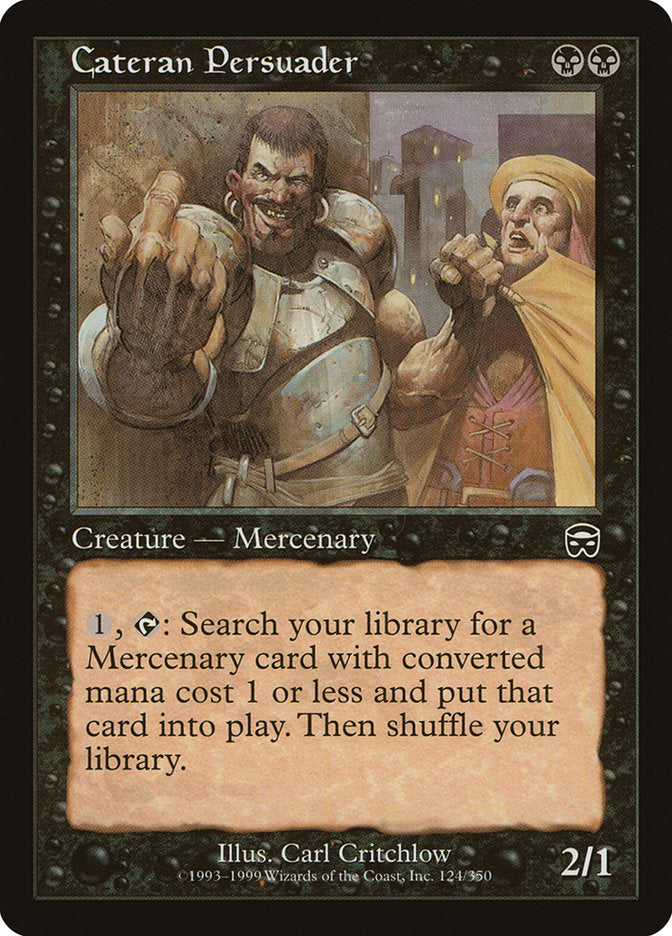 Cateran Persuader [Mercadian Masques] MTG Single Magic: The Gathering    | Red Claw Gaming