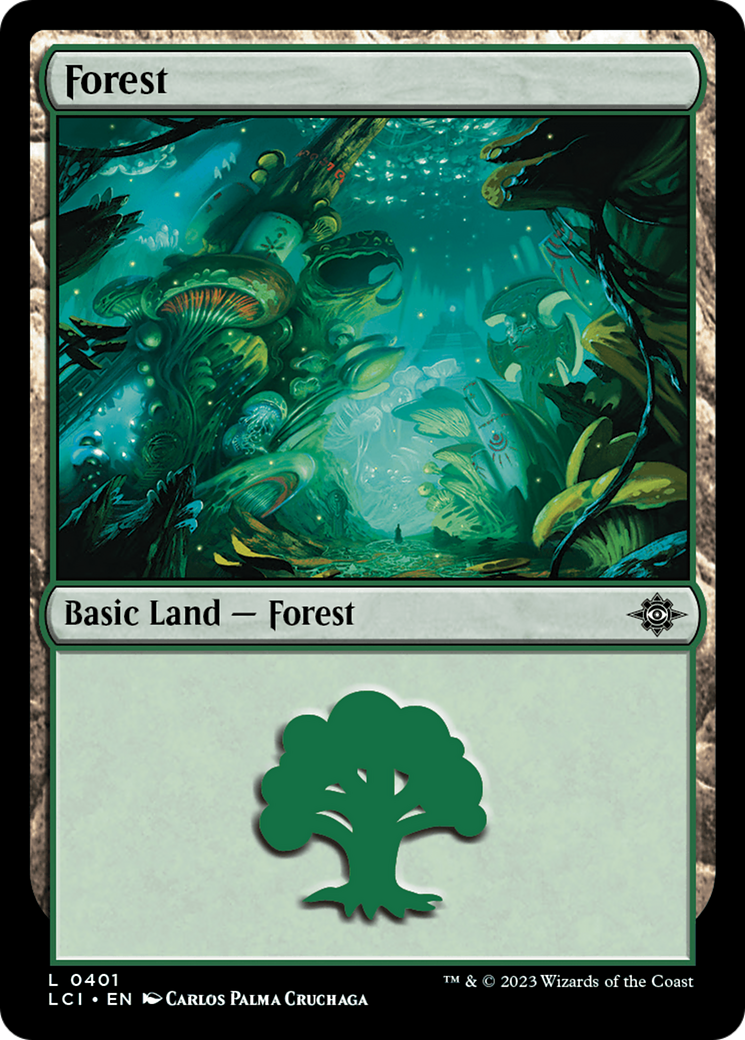 Forest (0401) [The Lost Caverns of Ixalan] MTG Single Magic: The Gathering    | Red Claw Gaming