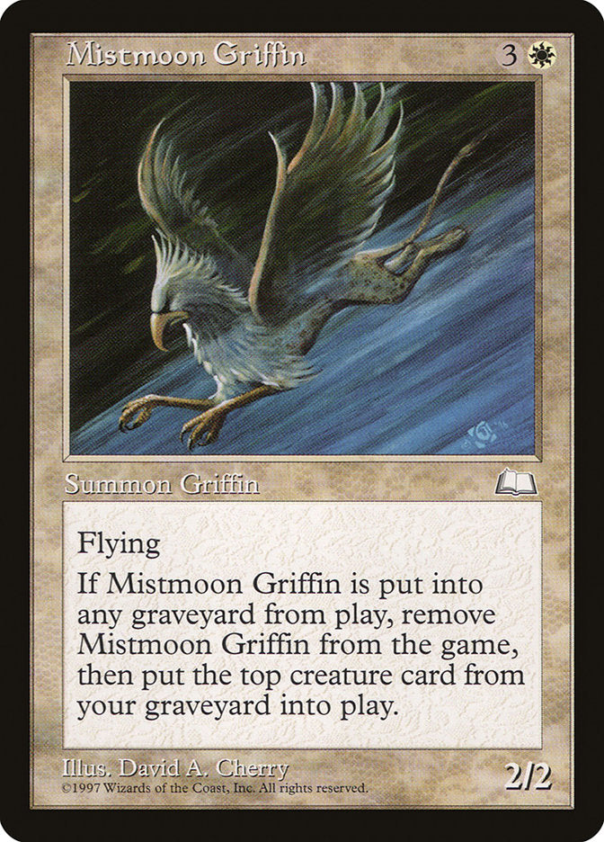Mistmoon Griffin [Weatherlight] MTG Single Magic: The Gathering    | Red Claw Gaming