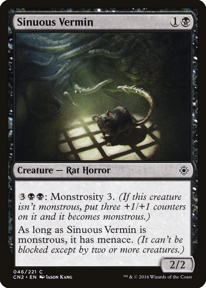 Sinuous Vermin [Conspiracy: Take the Crown] MTG Single Magic: The Gathering    | Red Claw Gaming