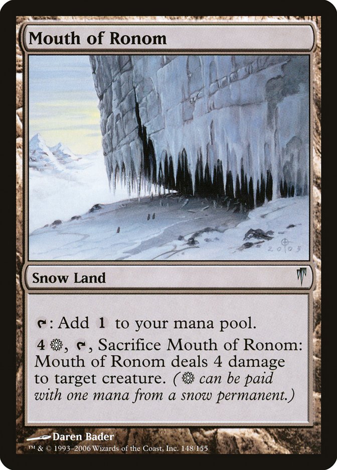 Mouth of Ronom [Coldsnap] MTG Single Magic: The Gathering    | Red Claw Gaming