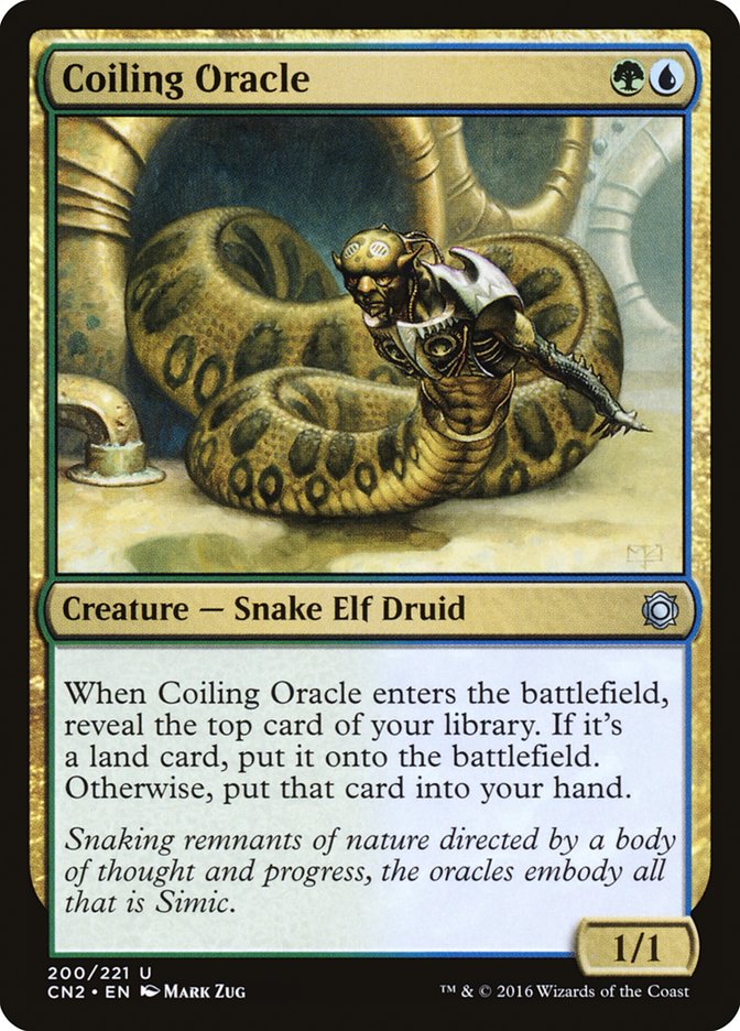 Coiling Oracle [Conspiracy: Take the Crown] MTG Single Magic: The Gathering    | Red Claw Gaming
