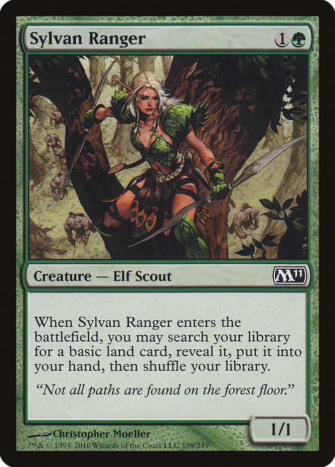 Sylvan Ranger [Magic 2011] MTG Single Magic: The Gathering    | Red Claw Gaming