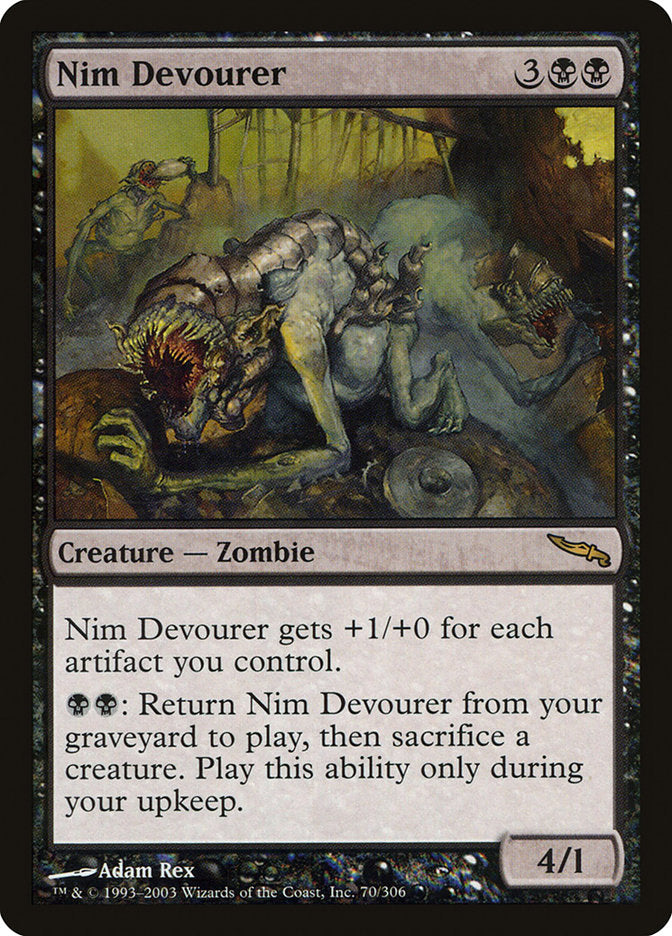 Nim Devourer [Mirrodin] MTG Single Magic: The Gathering    | Red Claw Gaming