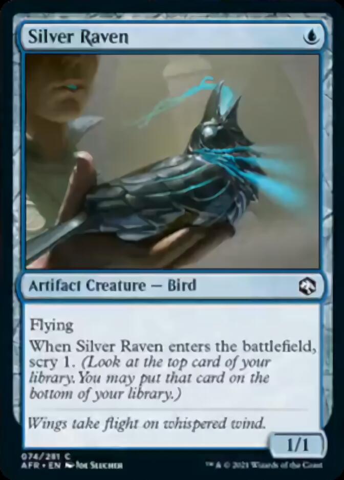 Silver Raven [Dungeons & Dragons: Adventures in the Forgotten Realms] MTG Single Magic: The Gathering    | Red Claw Gaming