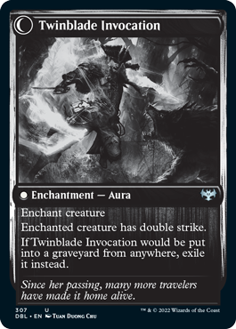 Twinblade Geist // Twinblade Invocation [Innistrad: Double Feature] MTG Single Magic: The Gathering    | Red Claw Gaming