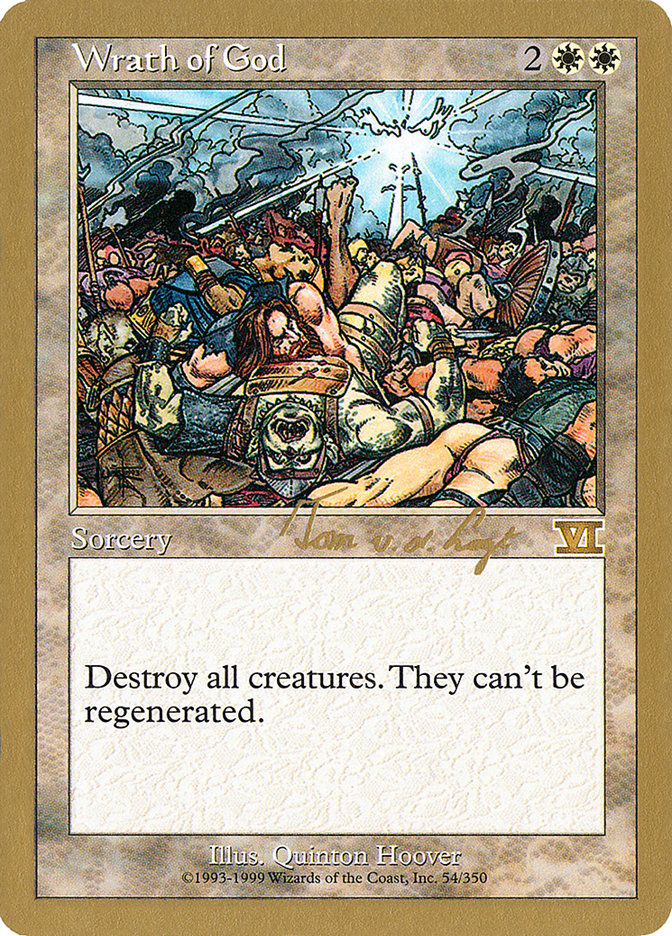 Wrath of God (Tom van de Logt) [World Championship Decks 2000] MTG Single Magic: The Gathering    | Red Claw Gaming