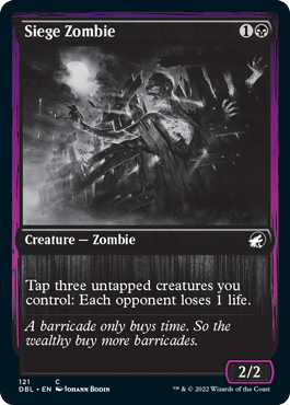 Siege Zombie [Innistrad: Double Feature] MTG Single Magic: The Gathering    | Red Claw Gaming