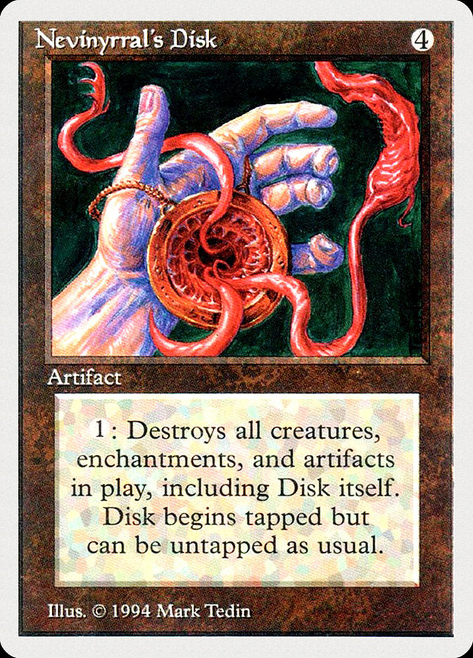 Nevinyrral's Disk [Summer Magic / Edgar] MTG Single Magic: The Gathering    | Red Claw Gaming