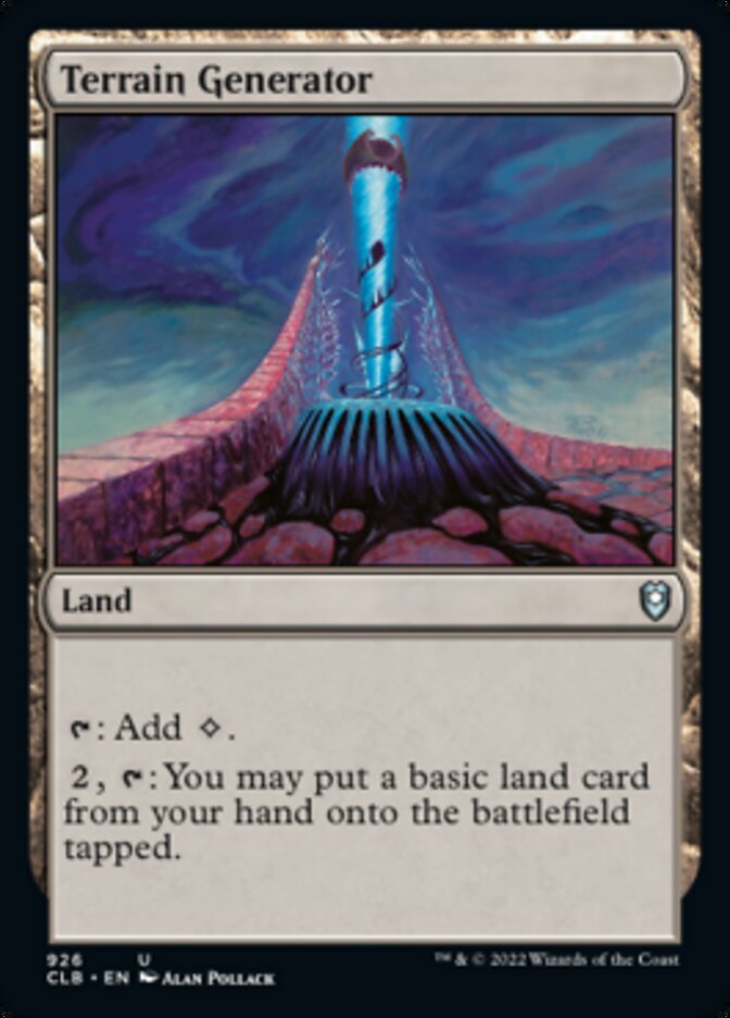 Terrain Generator [Commander Legends: Battle for Baldur's Gate] MTG Single Magic: The Gathering    | Red Claw Gaming