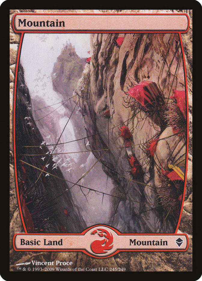 Mountain (245) [Zendikar] MTG Single Magic: The Gathering    | Red Claw Gaming