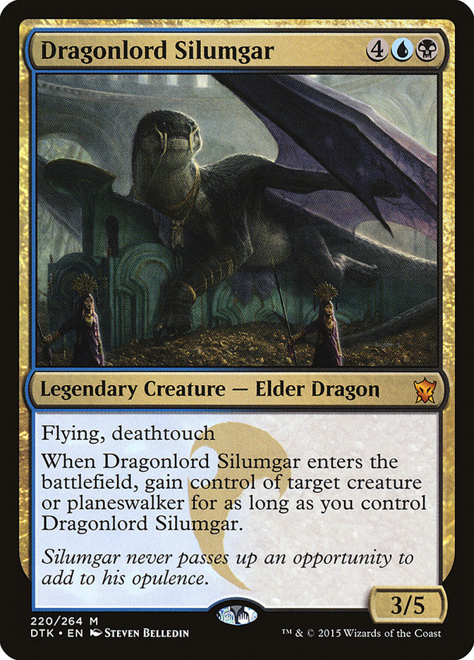 Dragonlord Silumgar [Dragons of Tarkir] MTG Single Magic: The Gathering    | Red Claw Gaming