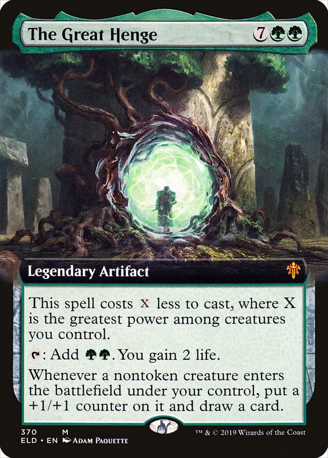 The Great Henge (Extended Art) [Throne of Eldraine] MTG Single Magic: The Gathering    | Red Claw Gaming