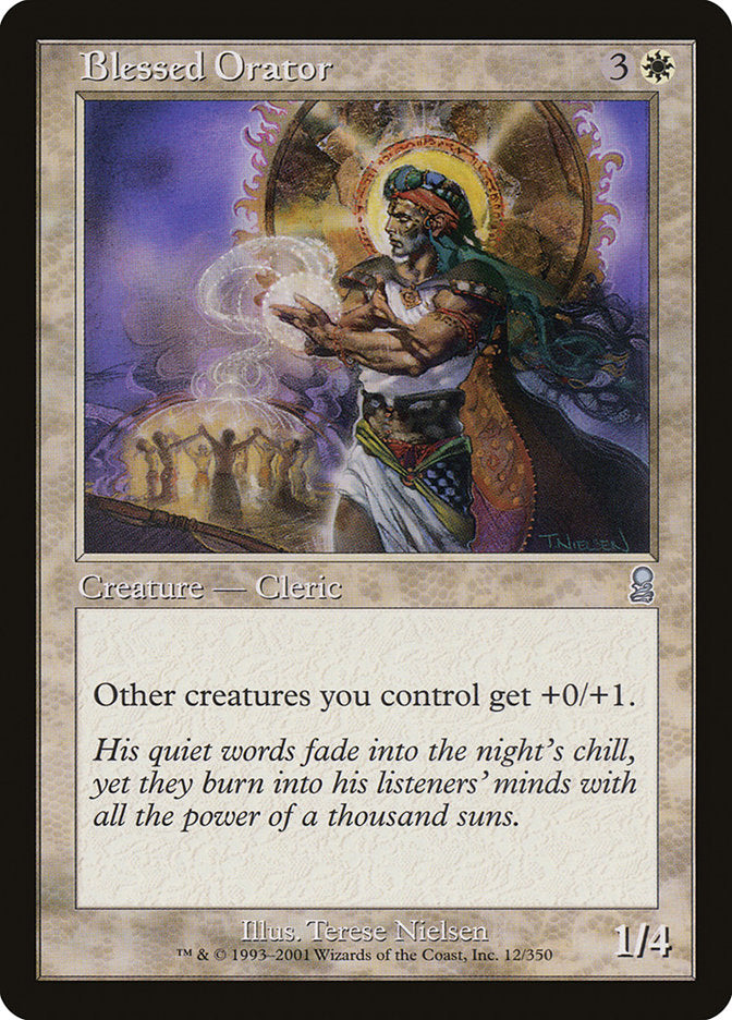 Blessed Orator [Odyssey] MTG Single Magic: The Gathering    | Red Claw Gaming