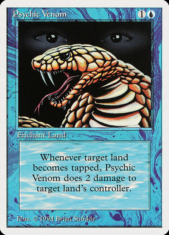 Psychic Venom [Summer Magic / Edgar] MTG Single Magic: The Gathering    | Red Claw Gaming